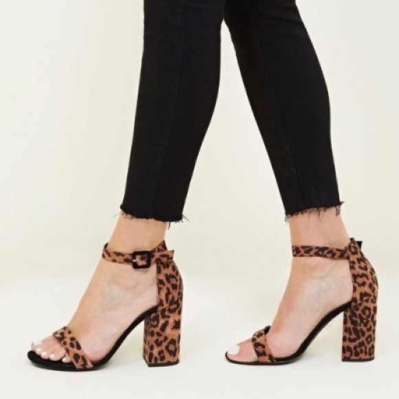 ASOS Shoes - ASOS New Look Leopard Print Block Heel